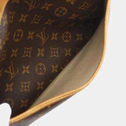 Pre Owned Louis Vuitton Brown Monogram Deauville Bowling Handbag 