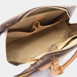 Pre Owned Louis Vuitton Brown Monogram Deauville Bowling Handbag 