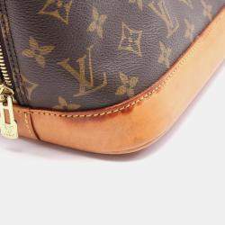 Louis Vuitton Alma Pm Monogram Handbag Pvc Brown