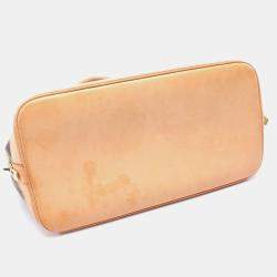 Louis Vuitton Alma Pm Monogram Handbag Pvc Brown