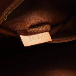 Louis Vuitton Alma Pm Monogram Handbag Pvc Brown