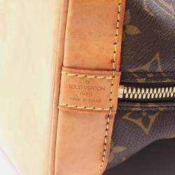 Louis Vuitton Alma Pm Monogram Handbag Pvc Brown