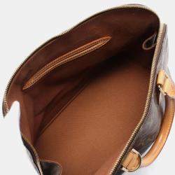 Louis Vuitton Alma Pm Monogram Handbag Pvc Brown