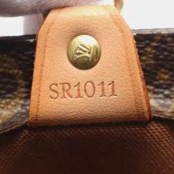 Pre Owned Louis Vuitton Brown Monogram Vavin PM Tote Bag