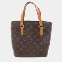 Pre Owned Louis Vuitton Brown Monogram Vavin PM Tote Bag