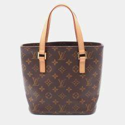 Pre Owned Louis Vuitton Brown Monogram Vavin PM Tote Bag