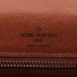 Pre Owned Louis Vuitton Monceau 28 2Way Handbag Monogram Canvas Brown  Lv