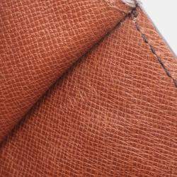 Pre Owned Louis Vuitton Monceau 28 2Way Handbag Monogram Canvas Brown  Lv