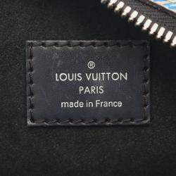 Pre Owned Louis Vuitton Speedy Bandouliere 25 2Way Handbag Epi Denim Blue Lv