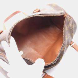 Louis Vuitton Papillon 30 Hand Shoulder Bag Monogram Canvas Leather Old
