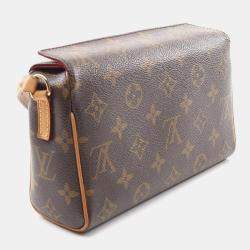 Pre Owned Louis Vuitton Brown Monogram Canvas Recital Shoulder Bag 