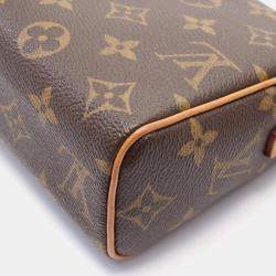 Pre Owned Louis Vuitton Brown Monogram Canvas Recital Shoulder Bag 