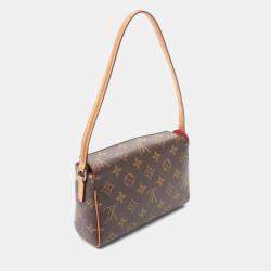 Pre Owned Louis Vuitton Brown Monogram Canvas Recital Shoulder Bag 