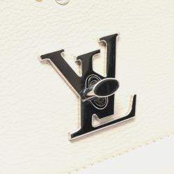 Louis Vuitton White  Leather Lockme II Handbag
