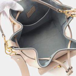 Louis Vuitton Beige Monogram Leather Lockme Bucket Bag