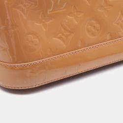 Louis Vuitton Alma Pm Handbag Vernis Leather Beige Poudre  Lv