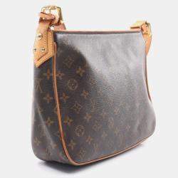 Pre Owned Louis Vuitton Brown Monogram Hudson GM Shoulder Bag