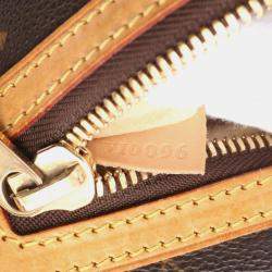 Pre Owned Louis Vuitton Brown Monogram Hudson GM Shoulder Bag