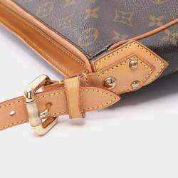 Pre Owned Louis Vuitton Brown Monogram Hudson GM Shoulder Bag