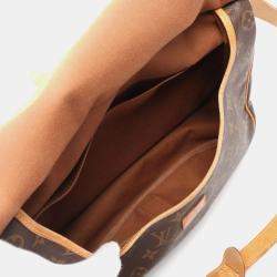 Pre Owned Louis Vuitton Samuel 35 Crossbody Shoulder Bag Monogram Canvas