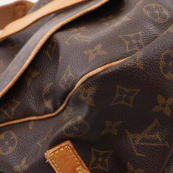 Pre Owned Louis Vuitton Samuel 35 Crossbody Shoulder Bag Monogram Canvas