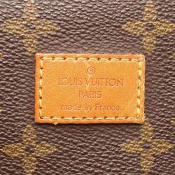Pre Owned Louis Vuitton Samuel 35 Crossbody Shoulder Bag Monogram Canvas