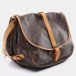 Pre Owned Louis Vuitton Samuel 35 Crossbody Shoulder Bag Monogram Canvas