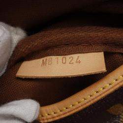 Pre Owned Louis Vuitton Brown Monogram Canvas Saumur 30 Shoulder Bag