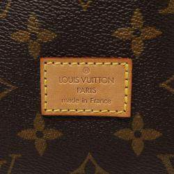 Pre Owned Louis Vuitton Brown Monogram Canvas Saumur 30 Shoulder Bag