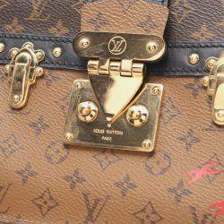 Louis Vuitton   Canvas Reverse Monogram Trunk Clutch Bag