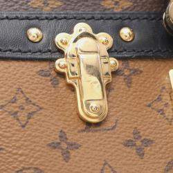 Louis Vuitton   Canvas Reverse Monogram Trunk Clutch Bag