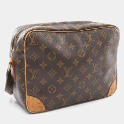 Pre Owned Louis Vuitton Brown Monogram Canvas Nile Shoulder Bag