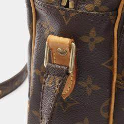 Pre Owned Louis Vuitton Brown Monogram Canvas Nile Shoulder Bag
