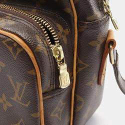 Pre Owned Louis Vuitton Brown Monogram Canvas Nile Shoulder Bag