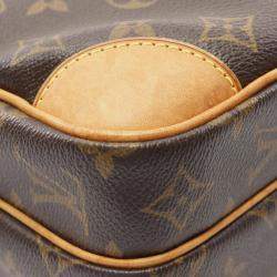Pre Owned Louis Vuitton Brown Monogram Canvas Nile Shoulder Bag