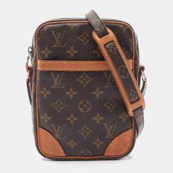 Pre Owned Louis Vuitton Brown Monogram Canvas Danube Crossbody Bag