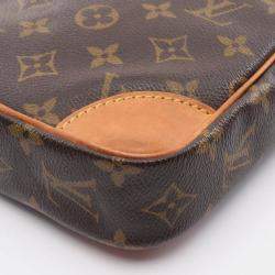 Pre Owned Louis Vuitton Brown Monogram Canvas Danube Crossbody Bag
