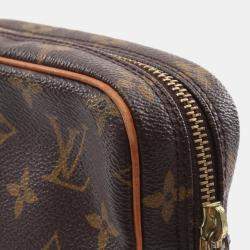 Pre Owned Louis Vuitton Brown Monogram Canvas Danube Crossbody Bag