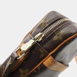 Pre Owned Louis Vuitton Brown Monogram Canvas Danube Crossbody Bag
