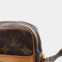 Pre Owned Louis Vuitton Brown Monogram Canvas Danube Crossbody Bag
