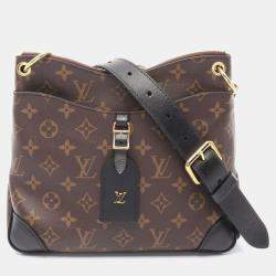 Pre Owned Louis Vuitton Brown Monogram Canvas Odeon NM PM Shoulder Bag 
