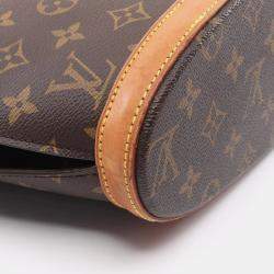 Pre Owned Louis Vuitton Brown Monogram Canvas Babylon Shoulder Tote Bag