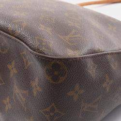Louis Vuitton Brown Monogram Canvas Looping GM Shoulder Bag
