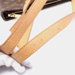 Pre Owned Louis Vuitton Brown Monogram Canvas Cabas Piano Tote Bag