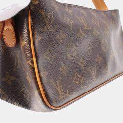 Pre Owned Louis Vuitton Brown Monogram Canvas Viva cite MM Shoulder Bag