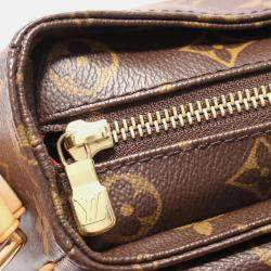 Pre Owned Louis Vuitton Brown Monogram Canvas Viva cite MM Shoulder Bag