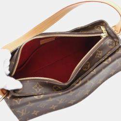 Pre Owned Louis Vuitton Brown Monogram Canvas Vivacite MM Shoulder Bag