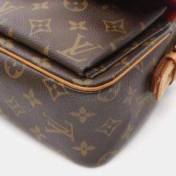 Louis Vuitton Brown Monogram Canvas MM Vivacite Shoulder Bag