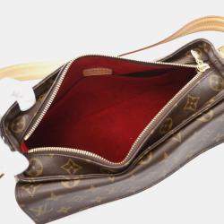 Louis Vuitton Brown Monogram Canvas MM Vivacite Shoulder Bag