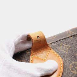 Pre Owned Louis Vuitton Brown Monogram Canvas GM Cartouchiere Shoulder Bag